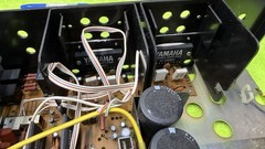 YAMAHA CR 640 CASE WITH THE SOUND AMPLIFIER BOARD ONLY OUTPUTS BURNT SEE PICS 🔥