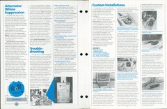 1980 Jensen TechReport Dealer Newsletters Triaxial Car Stereo Speaker Brochure