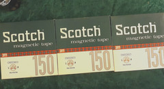 VTG 3M Scotch Magnetic Tape 150 – Lot Of 3 – 7” Reel to Reel – 1/4″ by 1800′