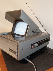 🔥Vintage 1981 Panasonic CRT Monitor 4 Inch TV Television Radio Combo Retro Game