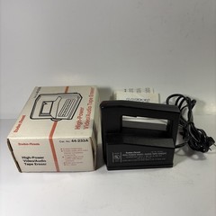 Radio Shack Realistic High Power Audio & Video Bulk Tape Eraser Manual 44-233A
