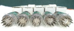 G.E JAN 12AX7WA Tubes NOS (Lot of 5pcs)