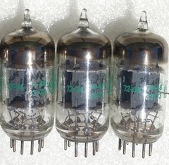 G.E JAN 12AX7WA Tubes NOS (Lot of 5pcs)