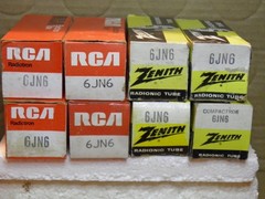 A VINTAGE 6JN6 NOS/NIB VACUUM TUBE (VARIOUS BRANDS AVAILABLE)
