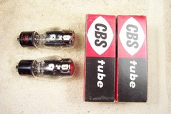 2, NEW, RCA-CBS, 5AS4 tall, shouldered glass, match date pr2, uprate 5U4G, 5U4GB
