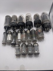 Vintage TV Sweep Damper Tube Lot (18) 17DQ6 6AX4 6JC6 6BN6 6AX5 & More Tested