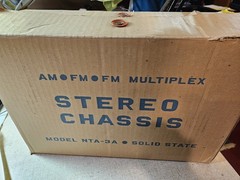 Webcor Stereo Console Reciever New In Box. NTA 3A