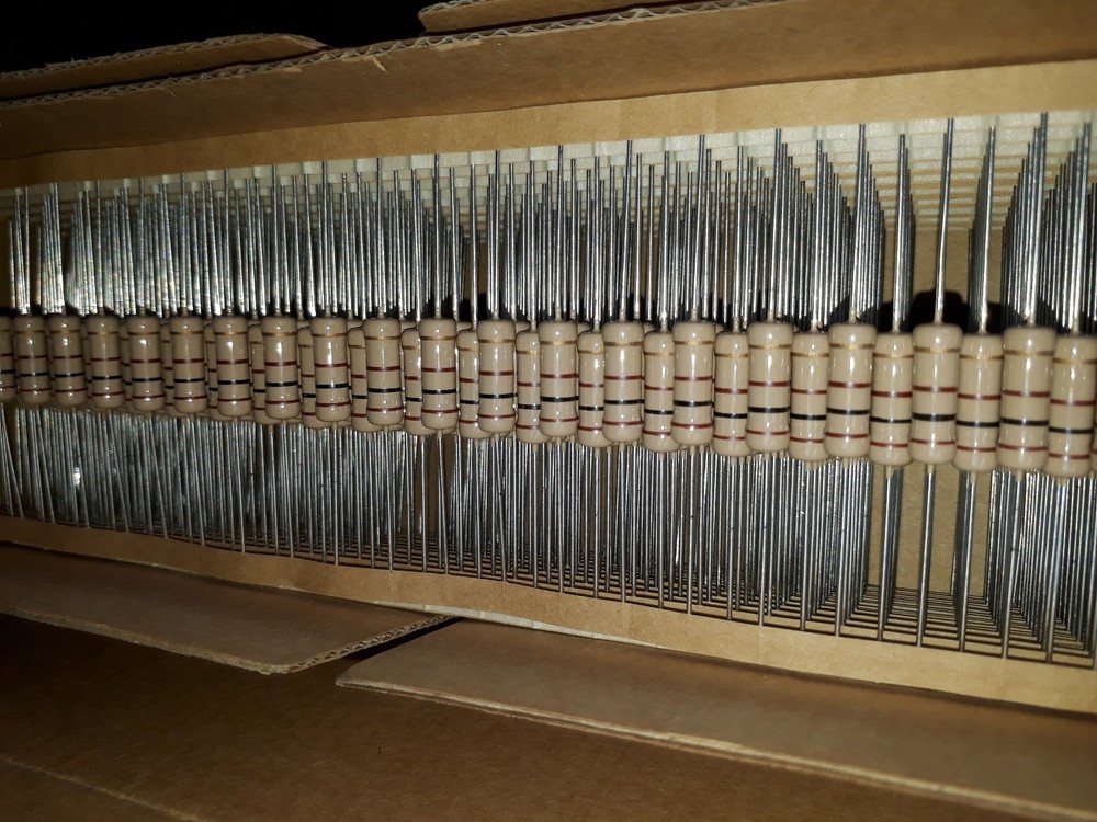 20PCS VISHAY BIOHMSA SPAIN 100R 2W HQ CARBON RESISTORS FOR GUITAR TUBE AUDIO!