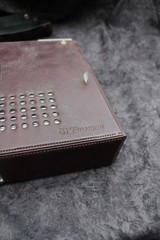 Emerson VR22 Portable CRT TV FM AM Radio 1985 Japan Leather Case Battery Pack