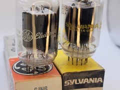2x GE & SYLVANIA 6JN6 TUBE. US/NIB.