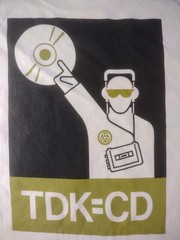 Vintage TDK XL White Tshirt