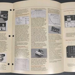 Vintage 1973 Technics SA-5400X Receiver Original Sales Brochure Fold-Out Rare