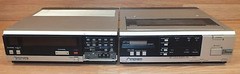 *FOR REPAIR* Vintage Hitachi (VTTU8A) 5-Head Portable VCR & Video Tuner w/Cables