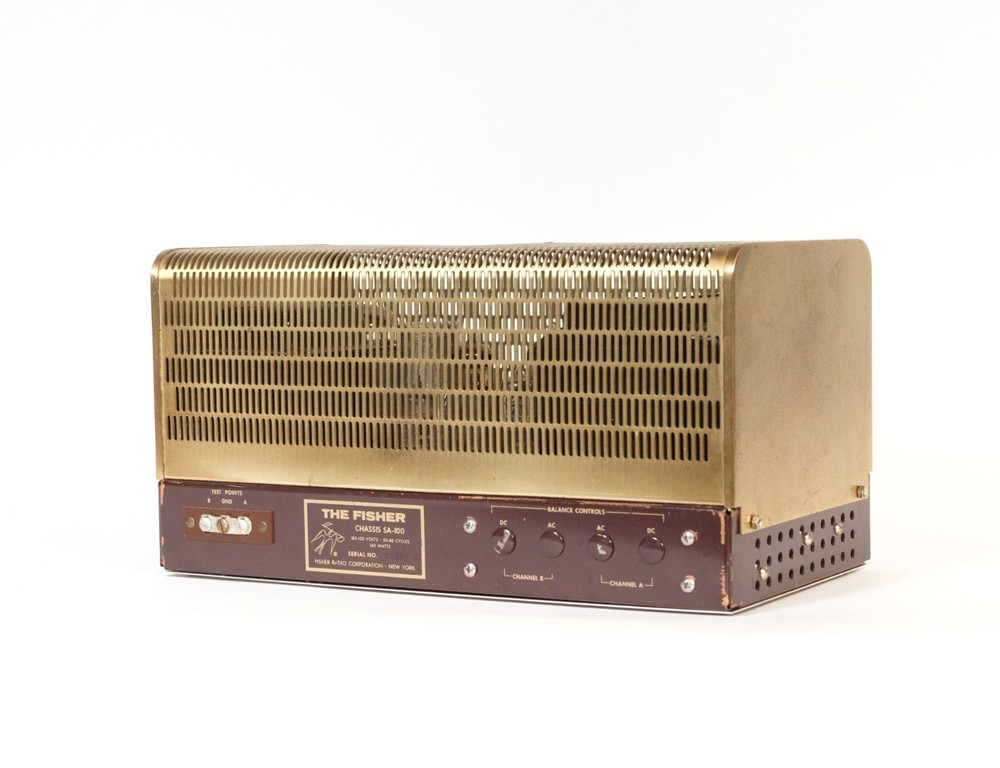 Vintage Fisher 100 Stereo Tube Power Amp * Recently Serviced * Sounds Amazing
