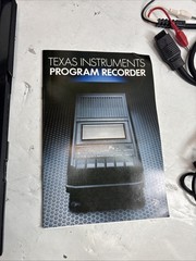 1982 Texas Intruments Program Cassette Recorder Model PHP2700