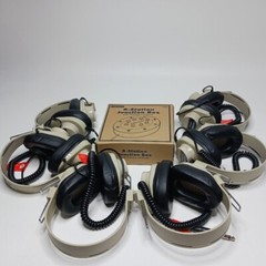 8-Station Junction Box With 6-Pair Califone 2924AV-P Headphones For School/Class