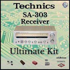 Technics SA-303 Receiver Ultimate Upgrade Kit Genuine Parts Restoration
