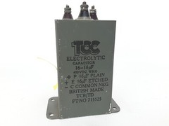 QUAD II 2 TUBE AMPLIFIER PARTS: MULTISECTION CAPACITOR