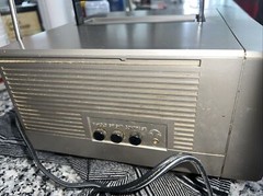 General Electric Portable TV / Radio Model 7-7150B Space Maker – no SOUND