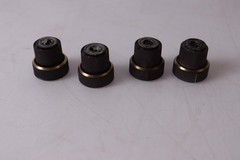 Vintage Fisher Audio Knobs – Original – Set of 4 – Amp/Receiver Parts