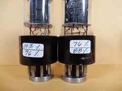 RCA 6SN7GTB Vacuum Tubes (2) Amplitrex Tested 76/88% and 103/96% Gm