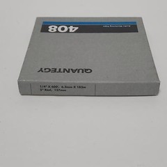 Quantegy 408 1/4”x600 5″ Reel Analog Audio Mastering Tape