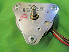 BIC 960 940 TURNTABLE MOTOR ASSEMBLY WORKS GREAT COMPLETE WITH AC CORD + SWITCH