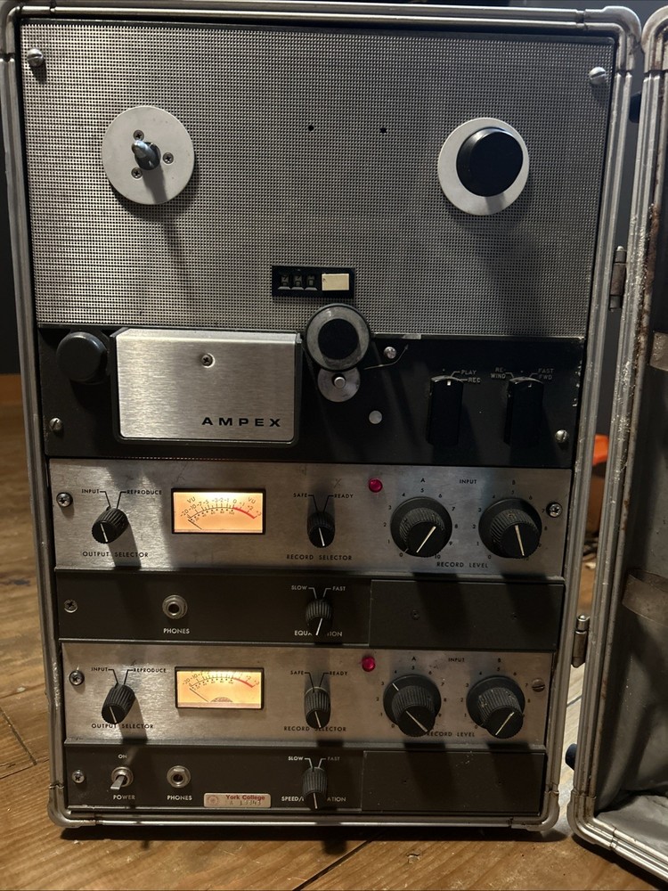 1970’s Ampex AG 600B – 2 Tape Machine