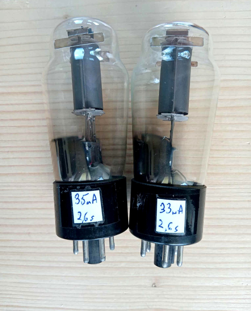 Rare! Matched Pair of 6F6S ( 6F6G 6F6GT) Pentode Tubes Cobra NEVZ 56′ 57′ NOS