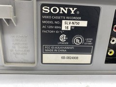 Sony SLV-N750 Hi-Fi Stereo VHS Video Cassette Recorder, No Remote, WORKING