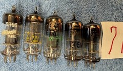 5 Fisher 500 800 400 EC900 6HQ5 amplifier receiver preamplifier a c tubes # 71