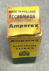(1) Amperex / Bugle Boy ECC85 / 6AQ8 Dual Triode Tube – Heerlen, Netherlands NOS