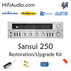 Sansui 250 rebuild restoration filter capacitor kit fix repair instructions