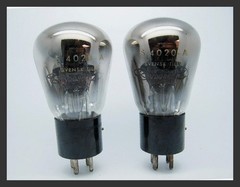 2 x NOS STC Standard S4020A AR12 R87 102D Triode Tube, V.GOOD, Tested, Vintage A