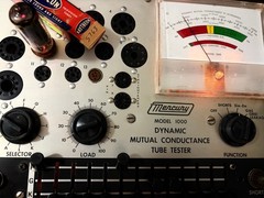 Lot/7 5763 Matched RCA GE Sylvania JAN Electron Beam Power Tetrode Tubes Vintage