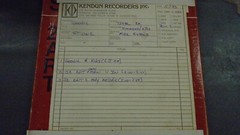 Robert Goodie Whitfield Lonnie Simmons Kendun Recorders Reel Master Tape