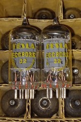 2 x TESLA ECC803S ECC83 12AX7 Tubes