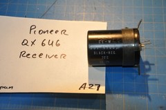Pioneer QX-646 Receiver Replacement Parts Capacitor CE-W 50 V 4700 mF