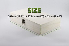 SYLVANIA Vacuum Tube Storage Wooden Box +5pcs free boxes for 2A3 245 6L6G white