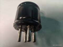 Used Amphenol 4 Pin Male Plug w/ Sleeve De-soldered