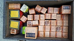Vintage GE Repairman Case Caddy Full of Lot NOS Electronic Vacuum Tubes FASTSHIP