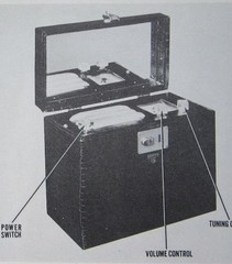 1947 ALGENE AR-6U battery operated RADIO Photofact schematic SERVICE MANUAL