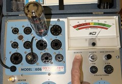 Pair TESLA Labeled ARS EL34 6CA7 Tubes Overlapping “O” Getters Matched For GM