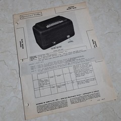 Crosley Service Manual 56TG Radio 1948 Photofact Illustrated