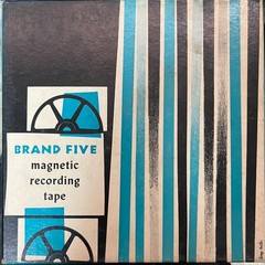 USED Brand Five Reel To Reel Tape 7″ UNTESTED