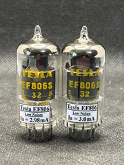 Gold Logo Tesla EF806s (Strong EF86) NOS Tested Audio Accurate Testing