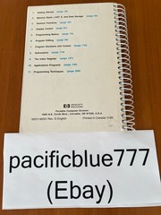 HP 11C Owners Handbook Problem Solving Guide 1985 Original Spiral Bound Manual