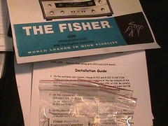 Fisher Model 400 Vacuum Tube Receiver restoration Kit Now with FULL COLOR PHOTOS