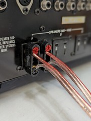 2 Pioneer SX-424 Reciever Speaker Connectors Adapter Plugs, Also Akai and Allied
