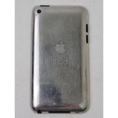Apple iPod Touch 4th Generation Chrome & Black w Cable | Power Tested & Working